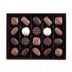 Dark & Milk chocolate Assortment in a Paris Box, 20 Pces-Welcome to Paris-Maxim's shop
