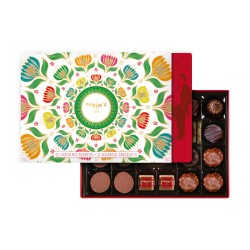 Floral Edition Assorted Chocolates in Red Tin, 22 Pces-Home-Maxim's shop