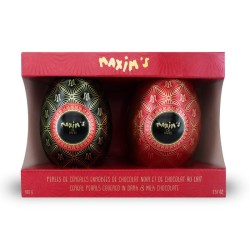 Gift-Pack 2 Mini Egg Tins | Crunchy Chocolate Pearls-Home-Maxim's shop