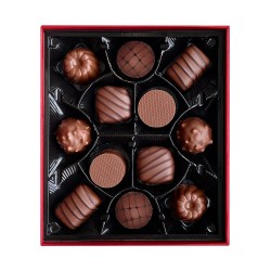 Chocolates Connoisseurs - Milk Chocolate Assortment, 12 pces-Chocolate-Maxim's shop