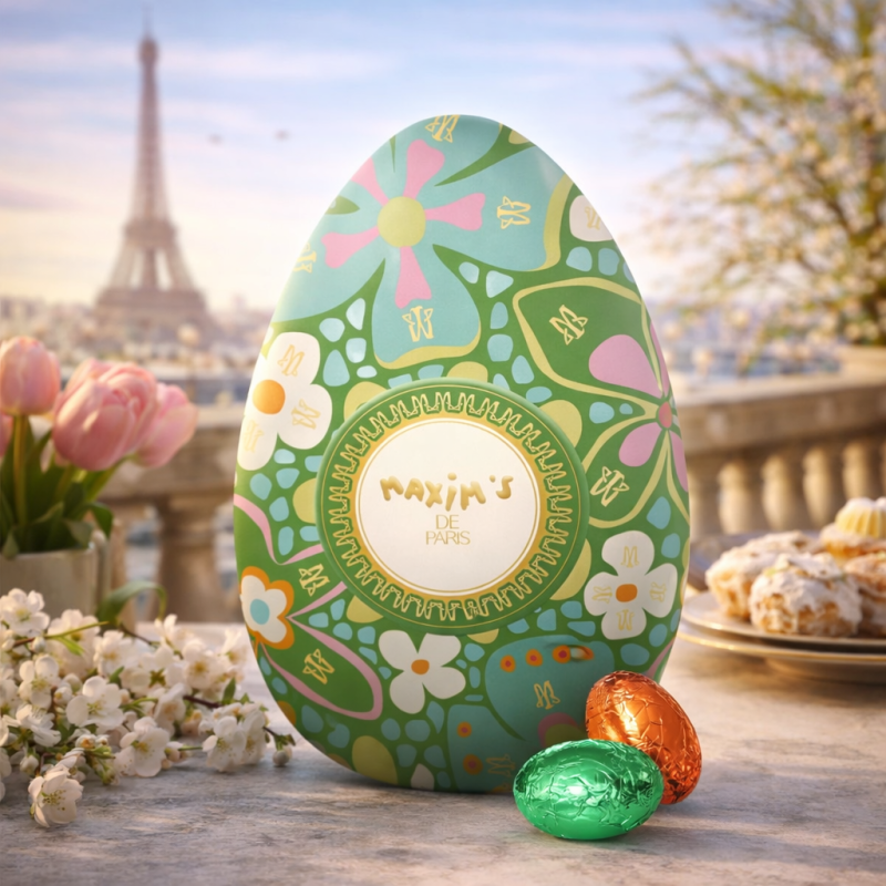 Blue Flower Tin - Easter Egg-Home-Maxim's shop