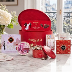 French Hatbox Gift Box, Carousel de Paris, 6 Treats-Christmas Collection-Maxim's shop