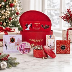 French Hatbox Gift Box, Carousel de Paris, 6 Treats-Christmas Collection-Maxim's shop