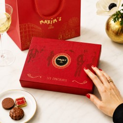 Assorted Chocolates in Red Tin, 22 Pces-Chocolate-Maxim's shop