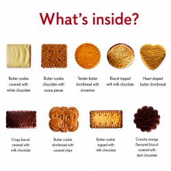 French Tea Biscuits, Collection of 32 Fine Assorted Cookies-Cookies-Maxim's shop