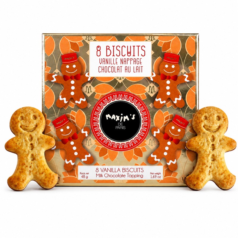 Christmas Chocolate Cookies, Mini Gift Box-Christmas Collection-Maxim's shop