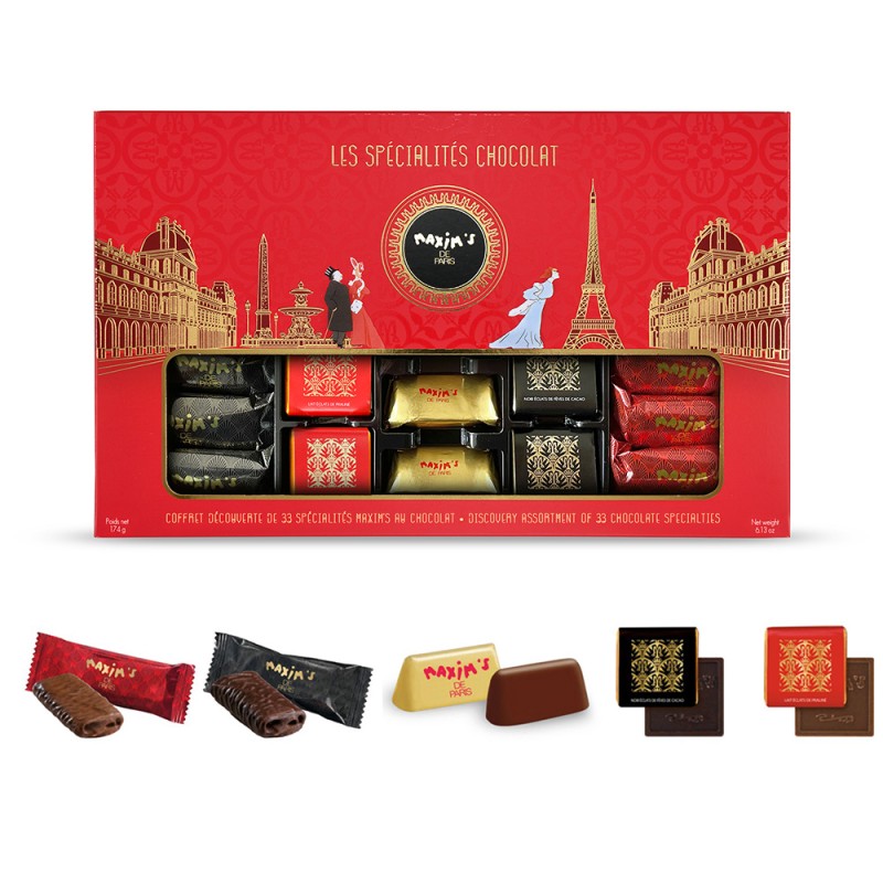 Discovery Assortment of Chocolate Specialties, 35 Pces-Chocolate-Maxim's shop