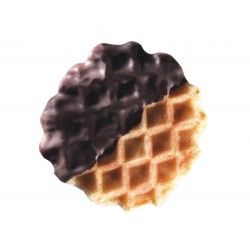 French Butter Waffle Cookies with Dark Chocolate-Cookies-Maxim's shop