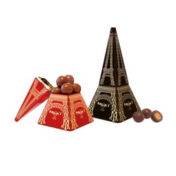 2 Mini Eiffel Towers Gift Set, Milk and Dark Chocolate-Chocolate-Maxim's shop