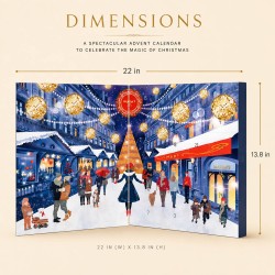 Advent Calendar Blue Edition – 24 Days of Chocolates | Pre-Order-Christmas Collection-Maxim's shop